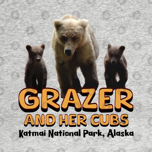 Bear Grazer and her cubs by Distinct Designs NZ